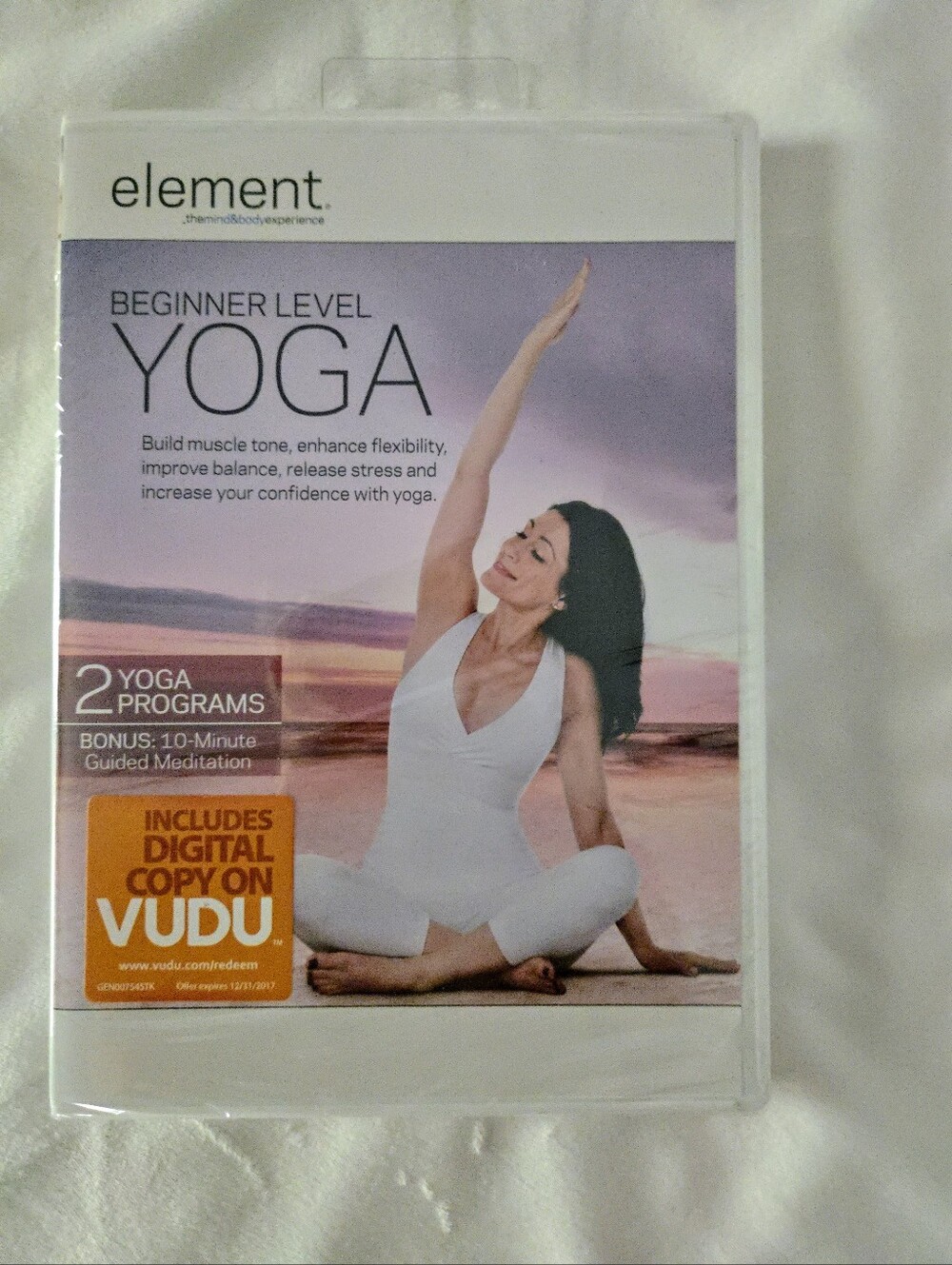 NWT Element: Beginner Level Yoga DVD Alanna Zabel meditation